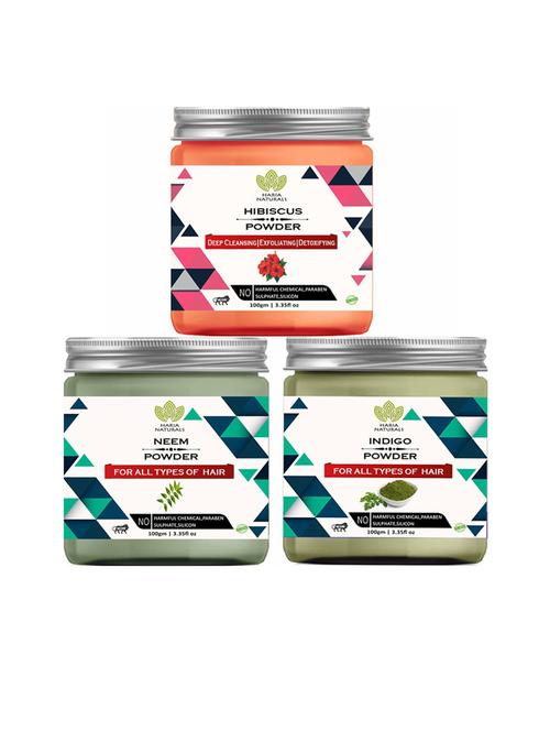 pack of 3 haria naturals beauty set - 18635174 - Very Small Image - 1