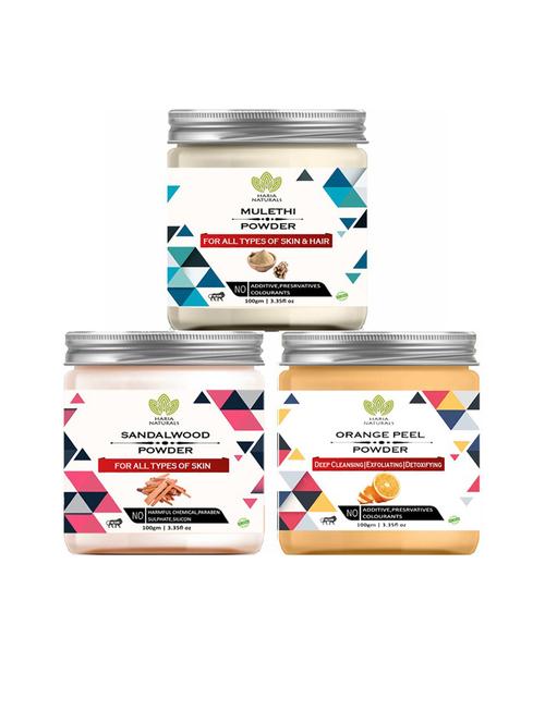 pack of 3 haria naturals beauty set - 18635176 - Very Small Image - 1