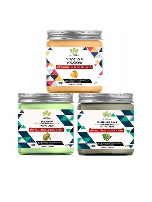 pack of 3 haria naturals beauty set - 18635179 - Very Small Image - 1