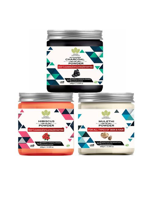 pack of 3 haria naturals beauty set - 18635192 - Very Small Image - 1