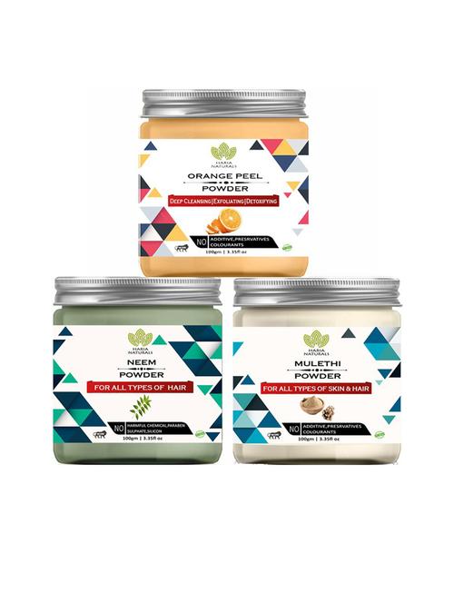 pack of 3 haria naturals beauty set - 18635204 - Very Small Image - 1