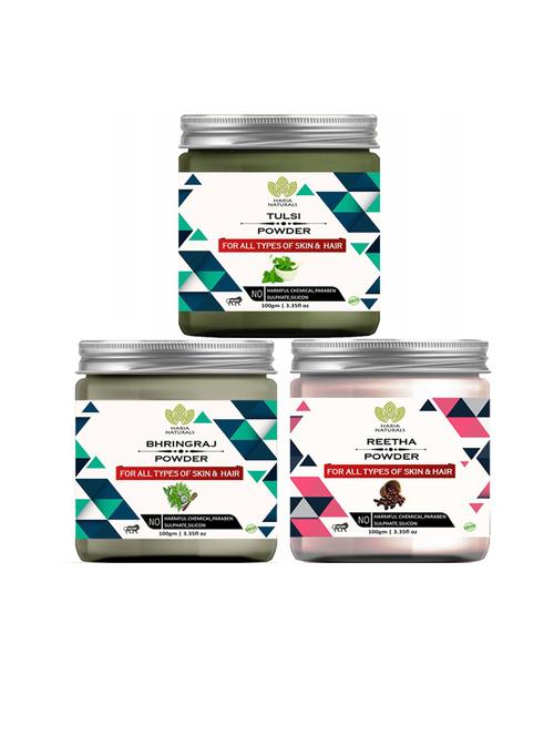 pack of 3 haria naturals beauty set - 18635206 - Very Small Image - 1