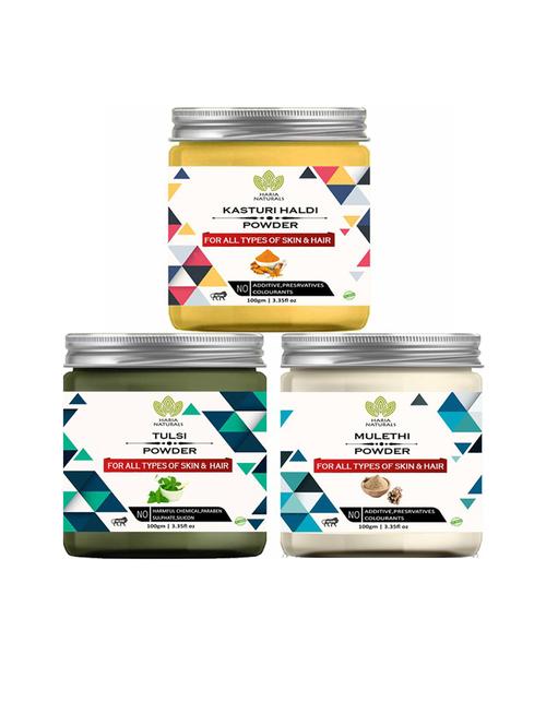 pack of 3 haria naturals beauty set - 18635207 - Very Small Image - 1