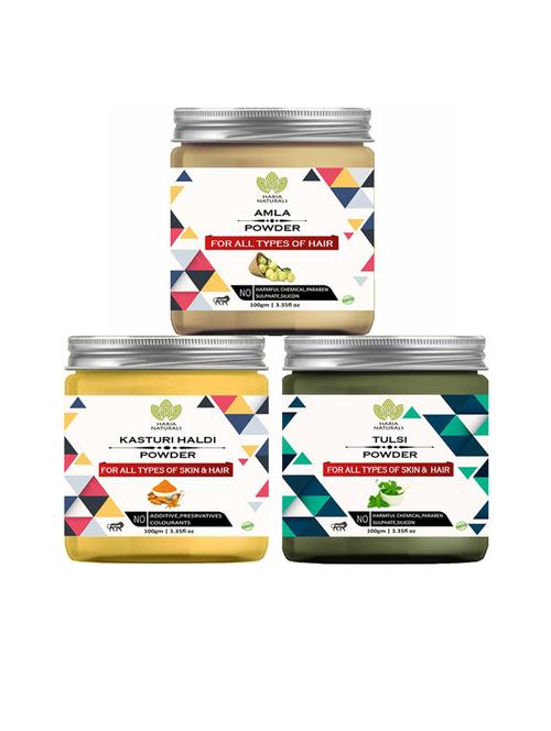 pack of 3 haria naturals beauty set - 18635215 - Very Small Image - 1