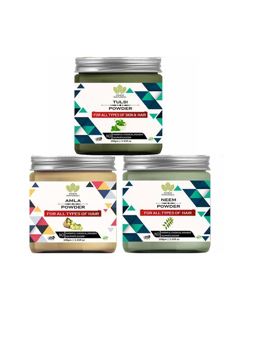 pack of 3 haria naturals beauty set - 18635217 - Very Small Image - 1