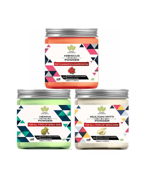 pack of 3 haria naturals beauty set - 18635220 - Very Small Image - 1