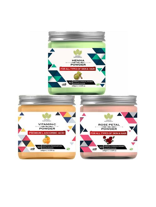 pack of 3 100% pure & natural powder combo - 18635222 - Very Small Image - 1