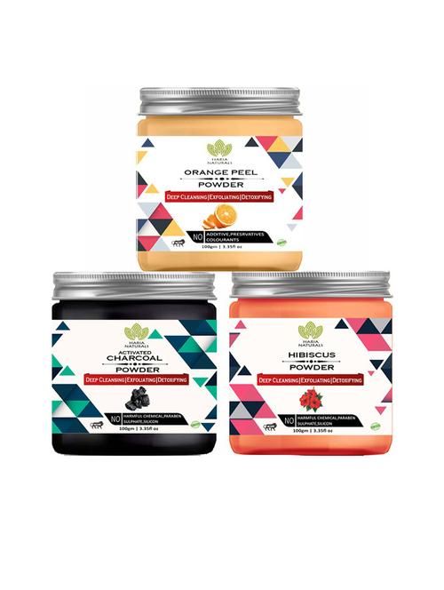 pack of 3 100% pure & natural powder combo - 18635226 - Very Small Image - 1