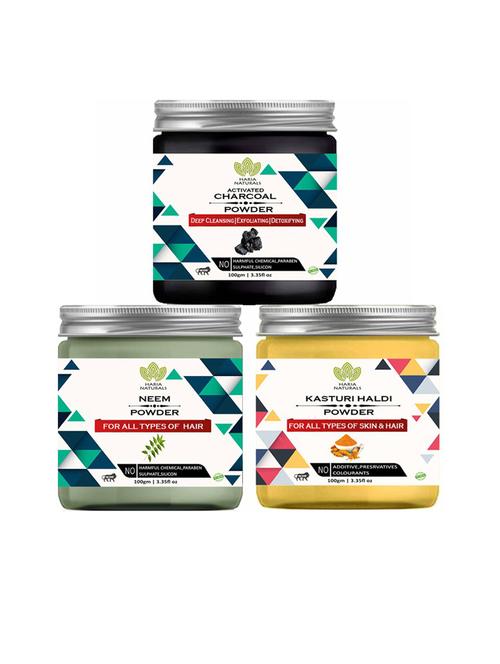 pack of 3 100% pure & natural powder combo - 18635227 - Very Small Image - 1