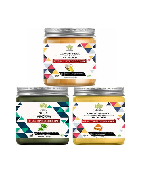 pack of 3 100% pure & natural powder combo - 18635232 - Very Small Image - 1