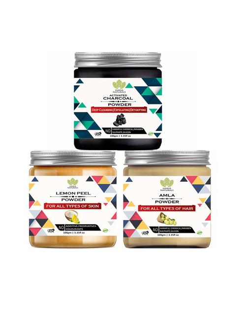 pack of 3 100% pure & natural powder combo - 18635235 - Very Small Image - 1