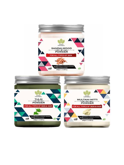 pack of 3 100% pure & natural powder combo - 18635239 - Very Small Image - 1