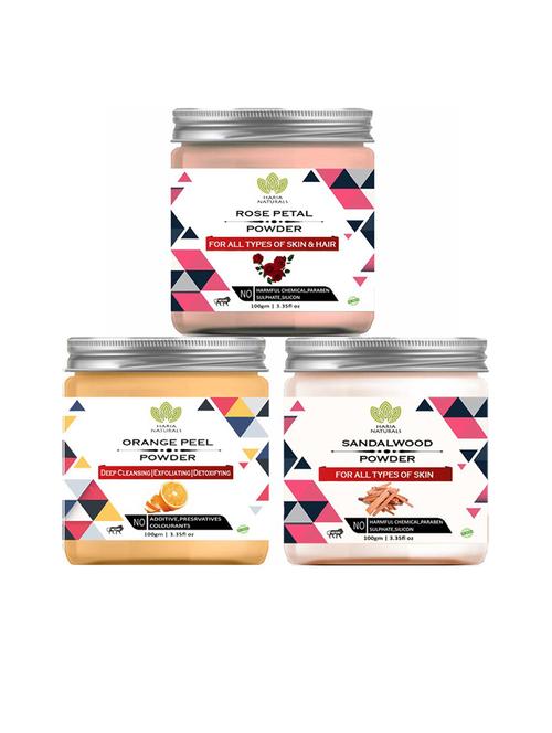 pack of 3 100% pure & natural powder combo - 18635241 - Very Small Image - 1