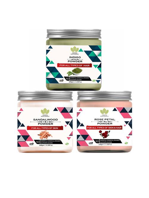 pack of 3 100% pure & natural powder combo - 18635249 - Very Small Image - 1