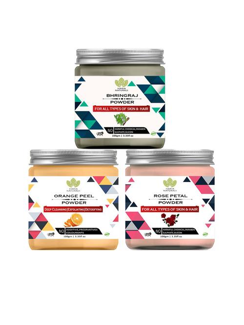 pack of 3 100% pure & natural powder combo - 18635252 - Very Small Image - 1