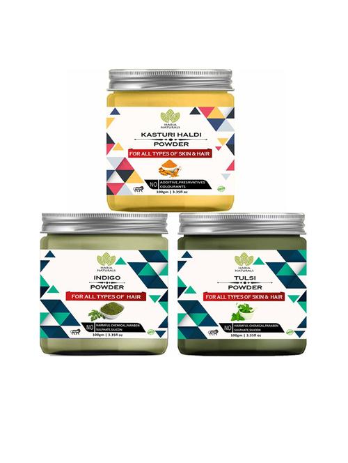 pack of 3 100% pure & natural powder combo - 18635259 - Very Small Image - 1