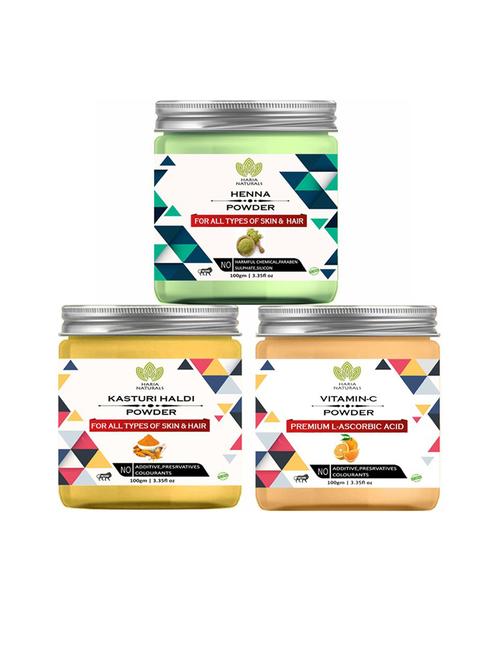 pack of 3 100% pure & natural powder combo - 18635265 - Very Small Image - 1