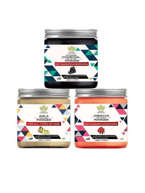 pack of 3 100% pure & natural powder combo - 18635273 - Very Small Image - 1