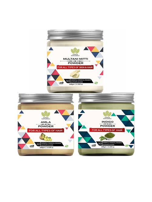 pack of 3 100% pure & natural powder combo - 18635274 - Very Small Image - 1