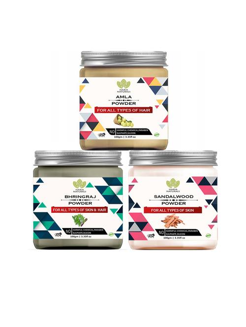 pack of 3 100% pure & natural powder combo - 18635279 - Very Small Image - 1