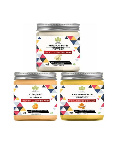 pack of 3 100% pure & natural powder combo - 18635283 - Very Small Image - 1