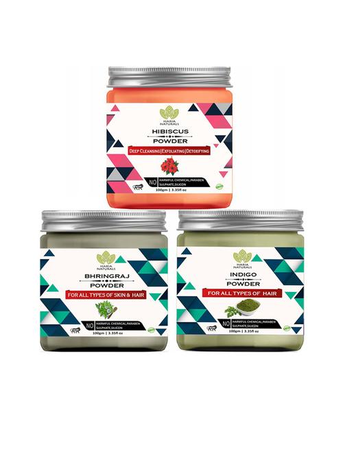 pack of 3 100% pure & natural powder combo - 18635290 - Very Small Image - 1