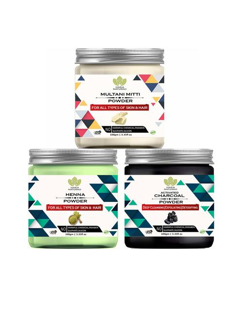 pack of 3 100% pure & natural powder combo - 18635292 - Very Small Image - 1