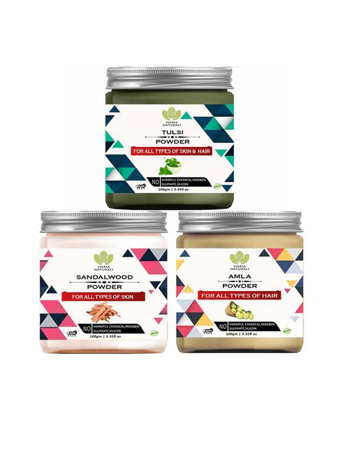 pack of 3 100% pure & natural powder combo - 18635293 - Very Small Image - 1