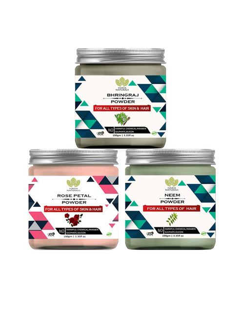 pack of 3 100% pure & natural powder combo - 18635304 - Very Small Image - 1