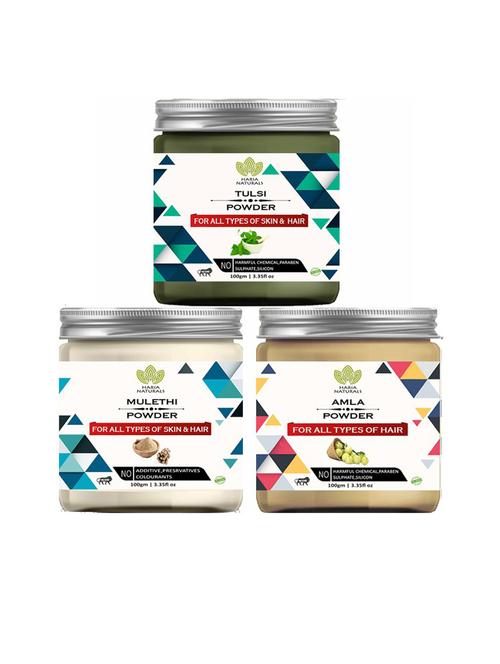 pack of 3 100% pure & natural powder combo - 18635314 - Very Small Image - 1