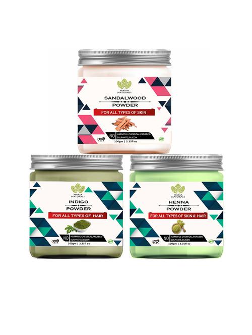 pack of 3 100% pure & natural powder combo - 18635316 - Very Small Image - 1