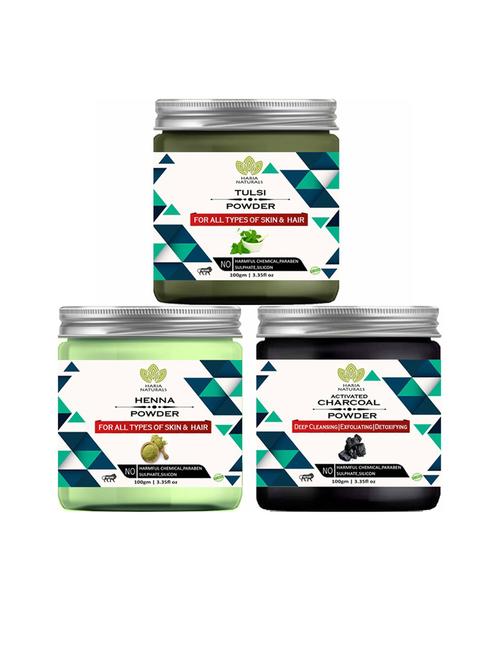 pack of 3 100% pure & natural powder combo - 18635319 - Very Small Image - 1