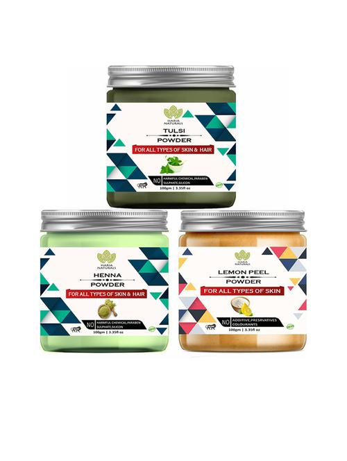 pack of 3 100% pure & natural powder combo - 18635322 - Very Small Image - 1