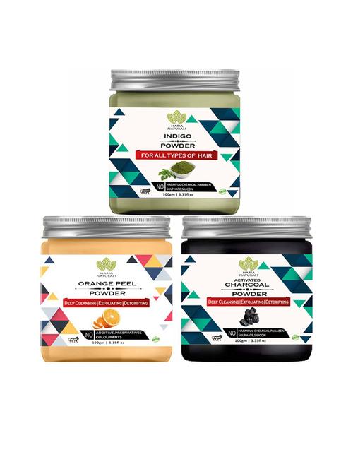 pack of 3 100% pure & natural powder combo - 18635325 - Very Small Image - 1