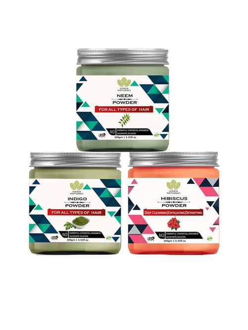 pack of 3 100% pure & natural powder combo - 18635328 - Very Small Image - 1