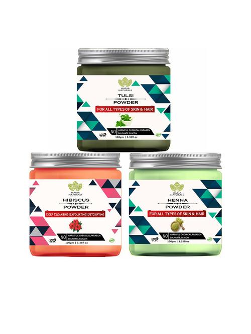pack of 3 100% pure & natural powder combo - 18635341 - Very Small Image - 1