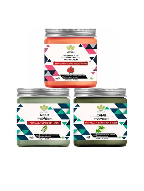 pack of 3 100% pure & natural powder combo - 18635344 - Very Small Image - 1