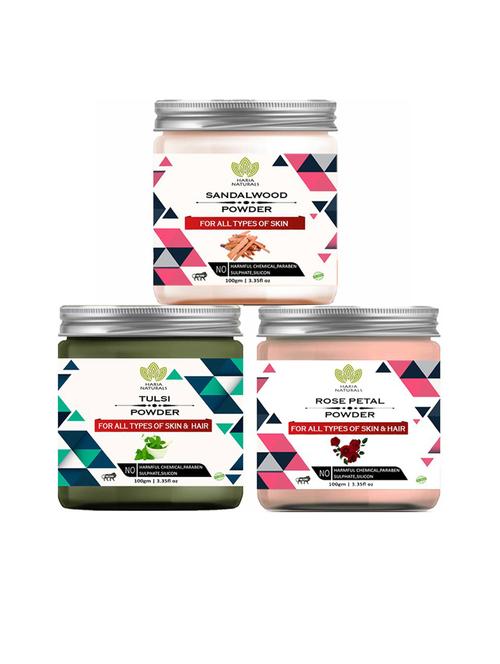pack of 3 100% pure & natural powder combo - 18635355 - Very Small Image - 1