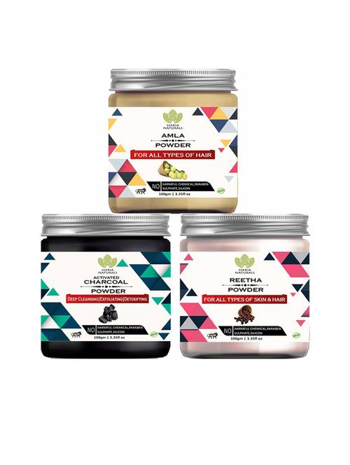 pack of 3 100% pure & natural powder combo - 18635360 - Very Small Image - 1