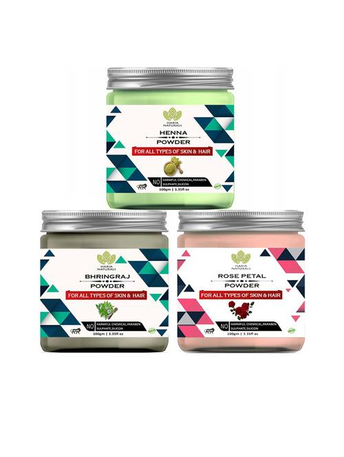 pack of 3 100% pure & natural powder combo - 18635374 - Very Small Image - 1