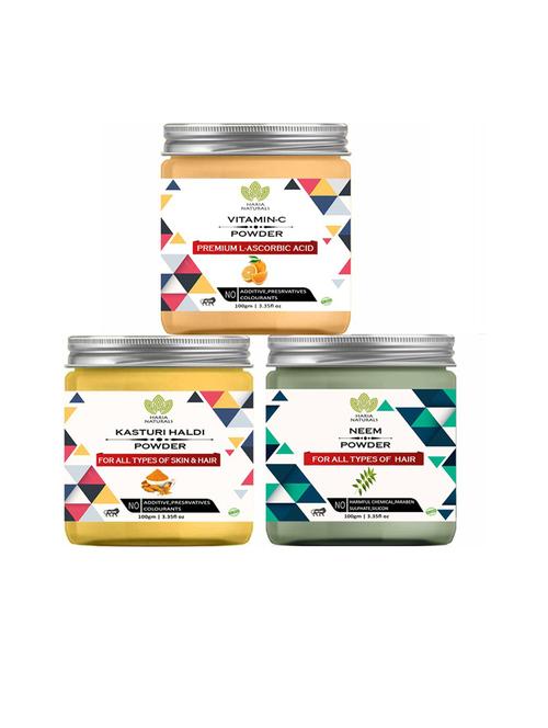 pack of 3 100% pure & natural powder combo - 18635376 - Very Small Image - 1