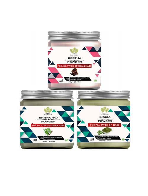 pack of 3 100% pure & natural powder combo - 18635377 - Very Small Image - 1