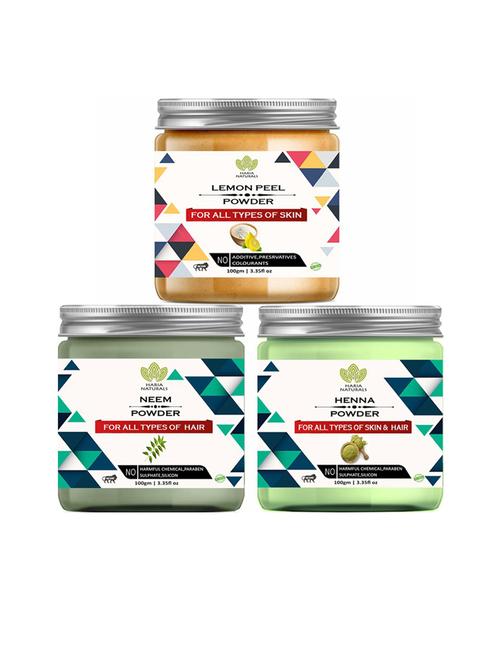 pack of 3 100% pure & natural powder combo - 18635385 - Very Small Image - 1