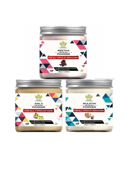pack of 3 100% pure & natural powder combo - 18635394 - Very Small Image - 1