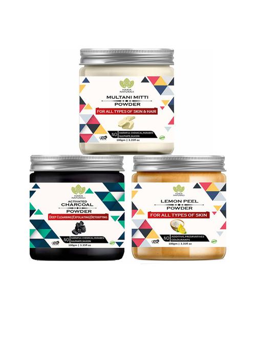 pack of 3 100% pure & natural powder combo - 18635395 - Very Small Image - 1