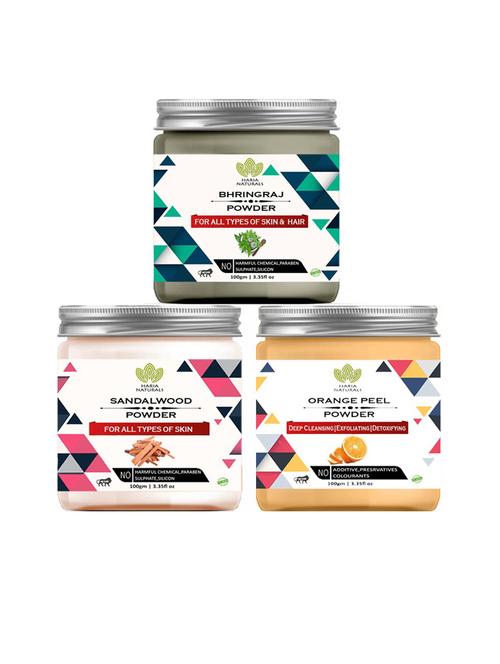 pack of 3 100% pure & natural powder combo - 18635397 - Very Small Image - 1