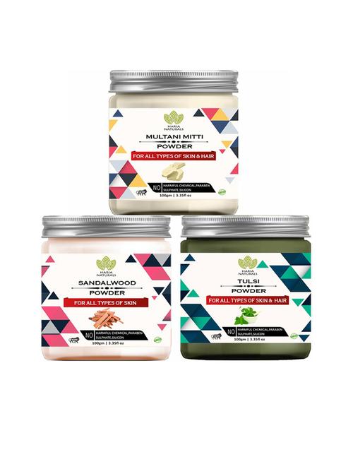 pack of 3 100% pure & natural powder combo - 18635399 - Very Small Image - 1
