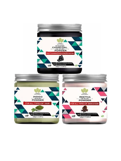 pack of 3 100% pure & natural powder combo - 18635404 - Very Small Image - 1