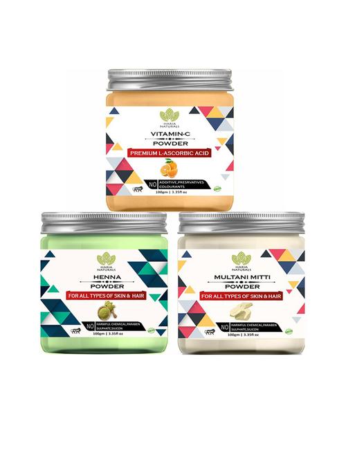 pack of 3 100% pure & natural powder combo - 18635406 - Very Small Image - 1