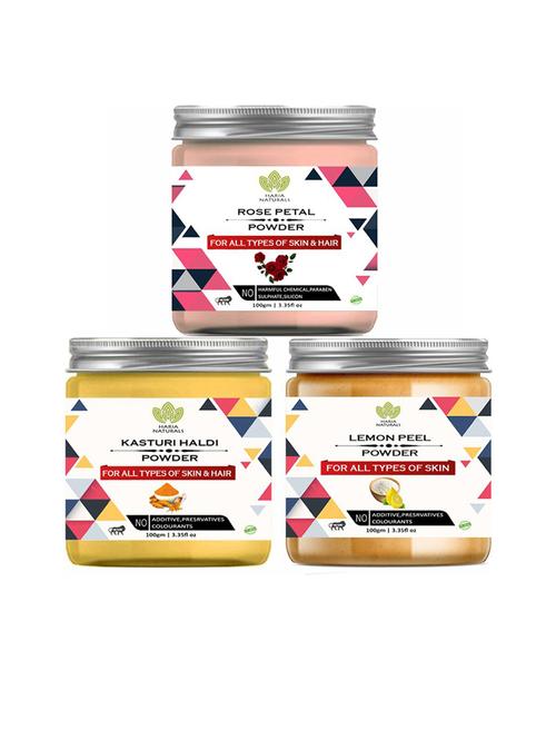 pack of 3 100% pure & natural powder combo - 18635417 - Very Small Image - 1